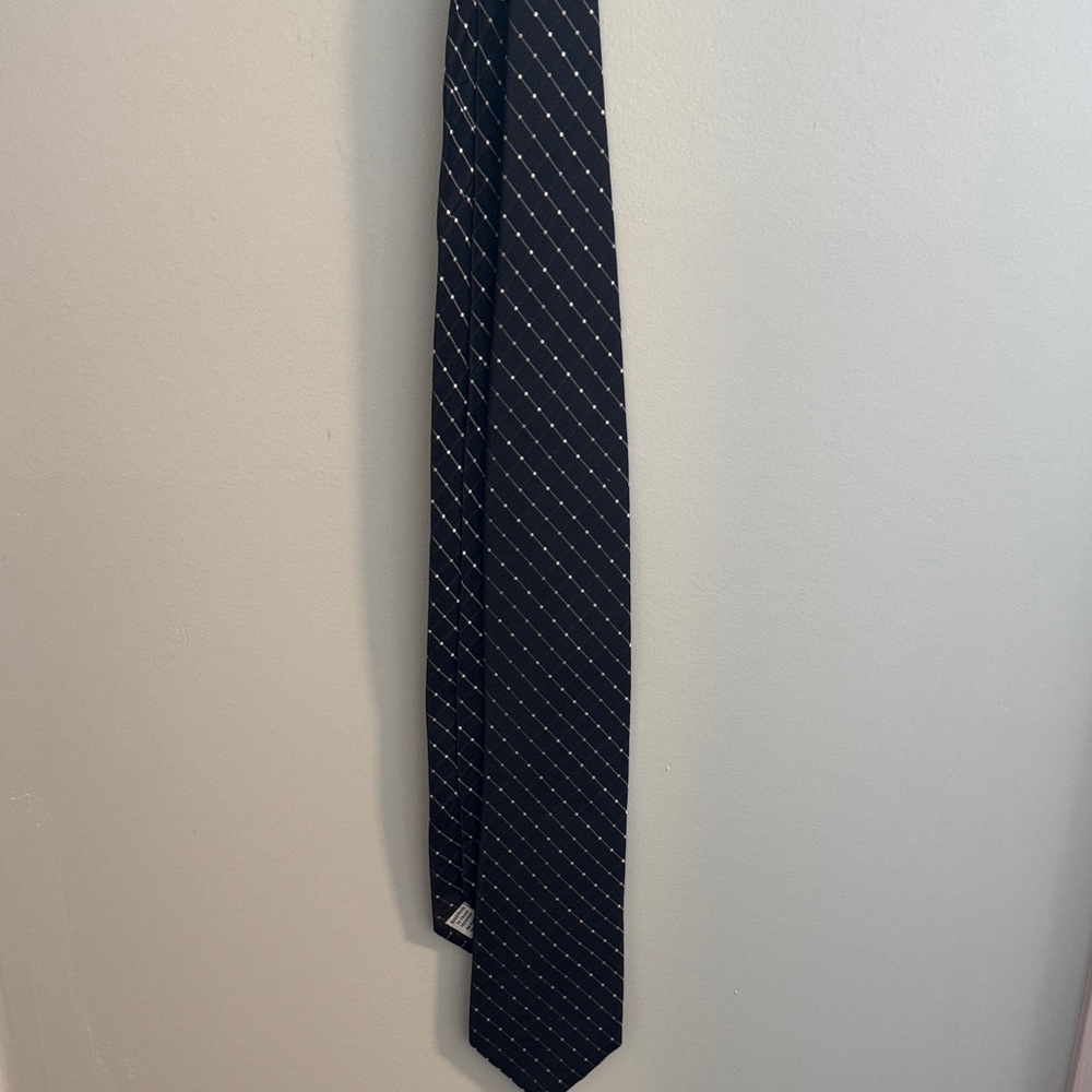 Black Striped Men's Tie